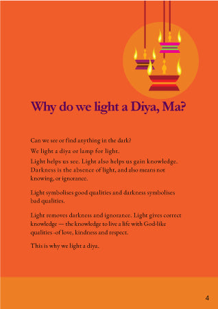 Why do we light a diya, Ma? By Roma Sanghavi